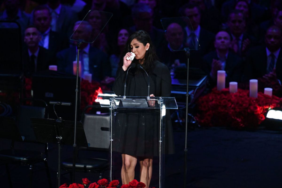 Vanessa Bryant mistede både sin mand, Kobe Bryant, og 13-årige datter, Gianna, i et helikopterstyrt tidligere i år. KLIK og se billeder fra ulykke. (Arkivfoto) Foto: Robert Hanashiro/Scanpix