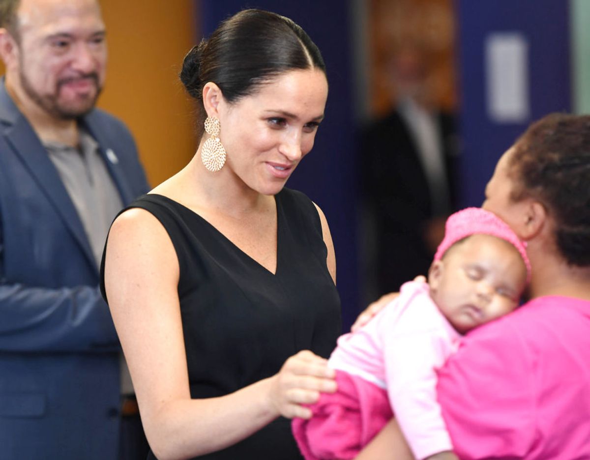 Meghan vil ikke mindst blive husket for sin kamp for kvinder og børns rettigheder. Klik videre for flere minder. Foto: Scanpix/Paul Edwards/Pool via REUTERS