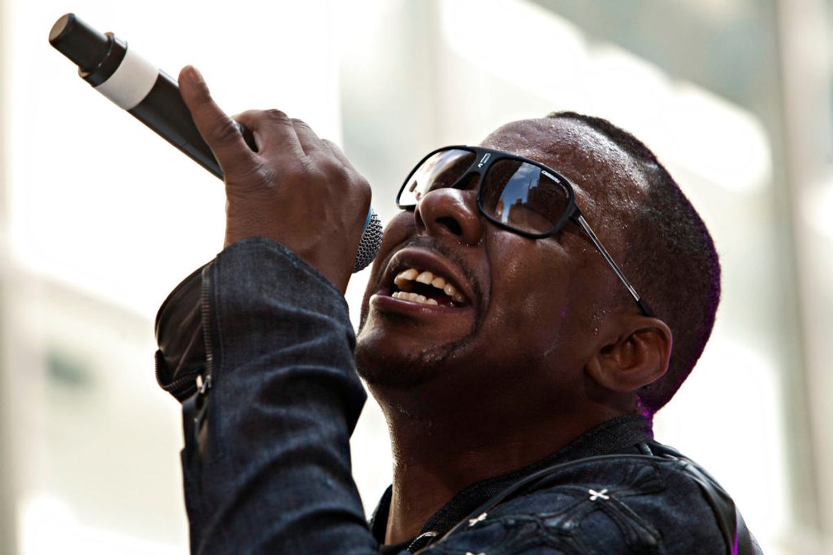 Sanger Bobby Brown har 14 gange måttet lade håndjernene klikke. Han er snuppet for en del voldssager, spirituskørsel og besiddelse af stoffer. Foto: Andrew Burton/Scanpix.