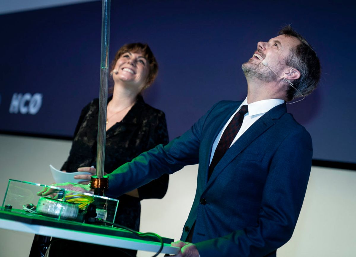 Kronprins Frederik åbner HCØ2020 i Industriens Hus i København. KLIK for flere billeder. (Foto: Liselotte Sabroe/Ritzau Scanpix)