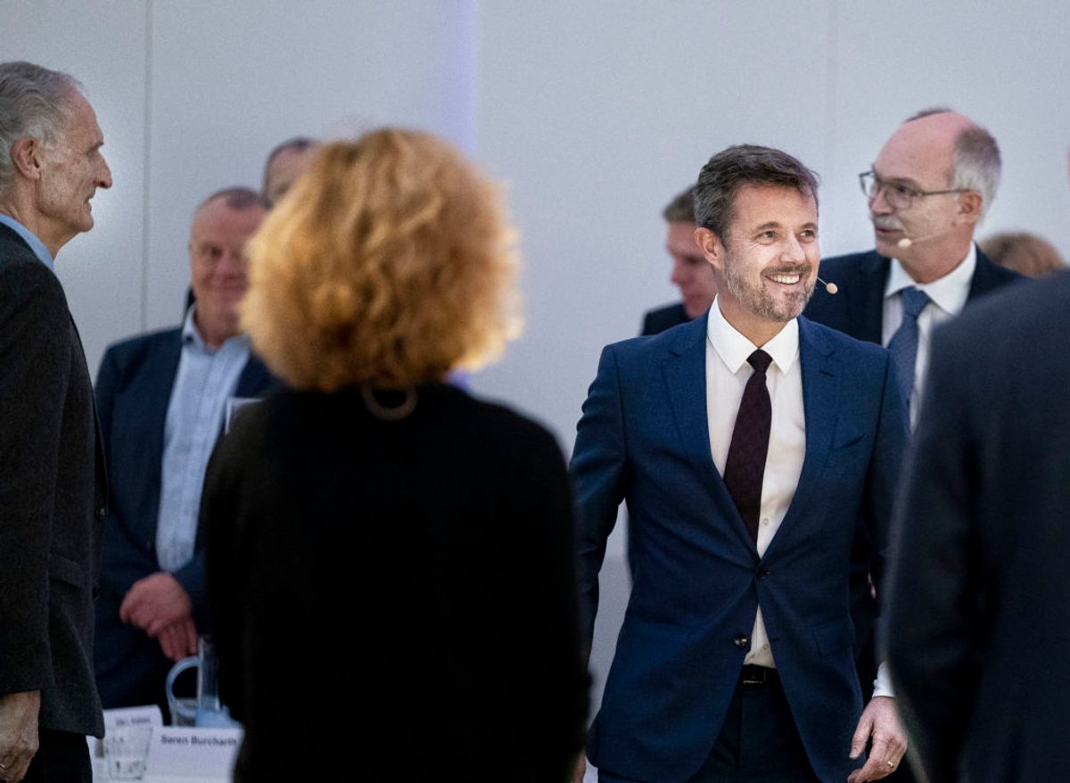 Kronprins Frederik åbner HCØ2020 i Industriens Hus i København, fredag den 31. januar 2020. HCØ2020 er den landsdækkende fejring af 200-året for H.C. Ørsteds opdagelse af elektromagnetismen.. (Foto: Liselotte Sabroe/Ritzau Scanpix)