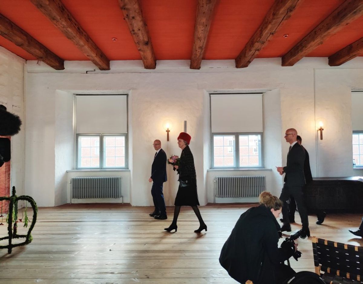 Prinsesse Benedikte åbnede fredag den 17. januar udstillingen 100 år med Danmark – Sønderjylland siden genforeningen. Foto: Museum Sønderjylland