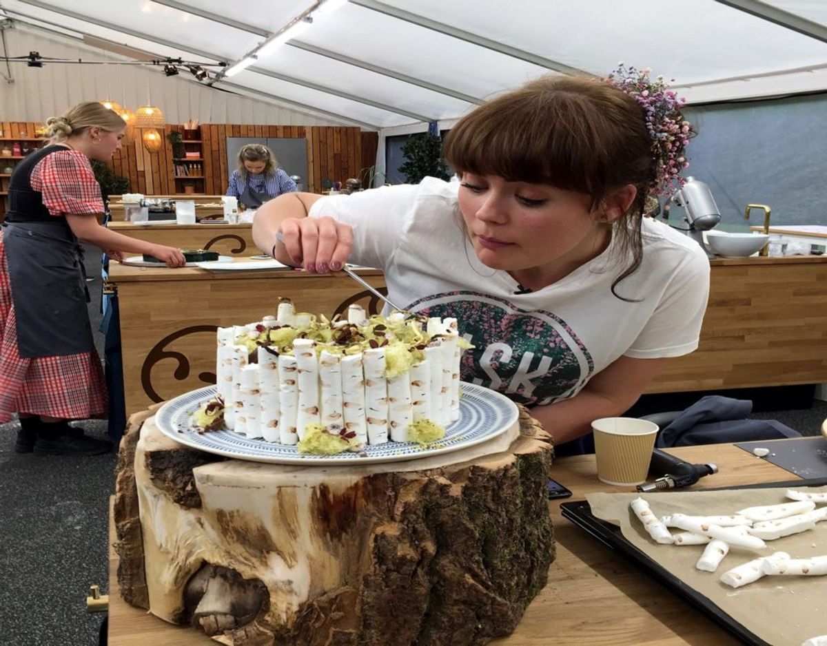 Victoria Askjær var én af tre finalister i Den store bagedyst 2019. Foto: DR/ Presse