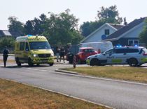 LIGE NU! Bil og cyklist i ulykke