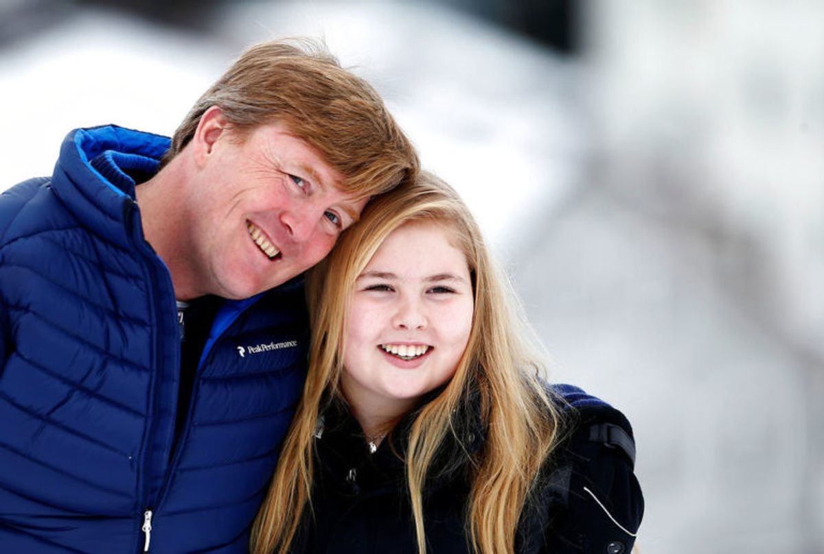 Kronprinsesse Catharina-Amalia af Holland er i dag 16 år gammel. Hun skal arve tronen fra sin far, Willem-Alexander. KLIK VIDERE OG SE DE ANDRE TRONFØLGERE I EUROPA(Foto: Scanpix)