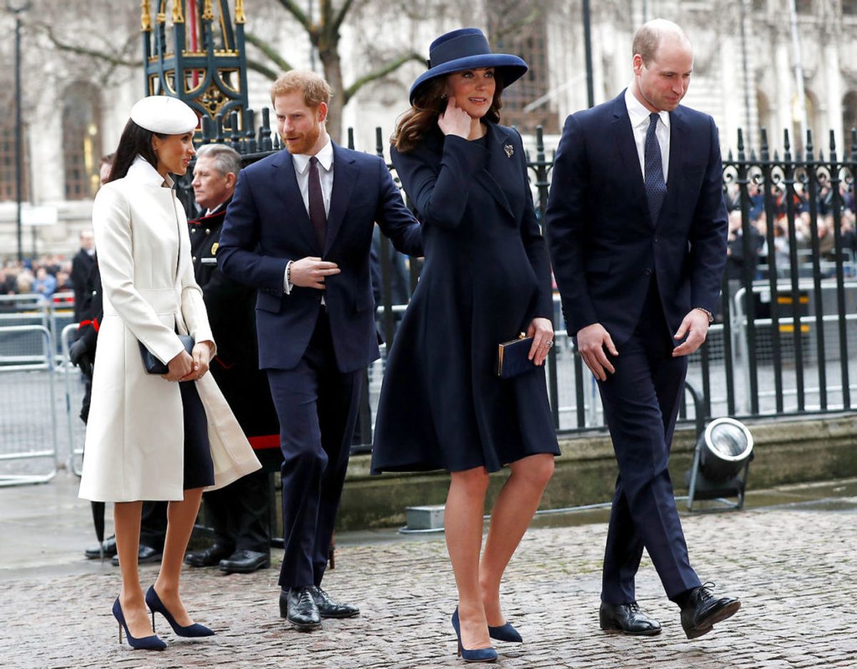 Der har af flere omgange været rygter om en fejde mellem de to par. Klik videre i galleriet for flere billeder. Foto: Scanpix/REUTERS/Peter Nicholls