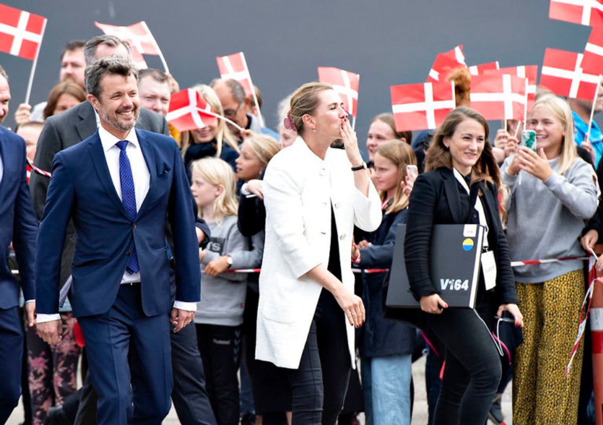Kronprins Frederik var med, da den store havmøllepark blev åbnet. Foto: Foto: Henning Bagger/Ritzau Scanpix. KLIK for mere.