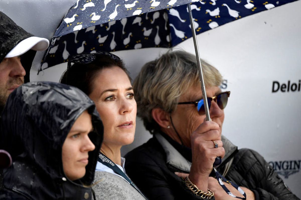 Kronprinsessen var afsted både mandag og tirsdag. Foto: Pontus Lundahl/Scanpix.