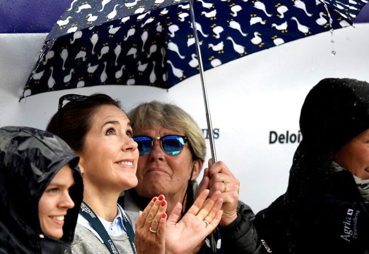 Kronprinsessen var afsted både mandag og tirsdag. Foto: Pontus Lundahl/Scanpix.