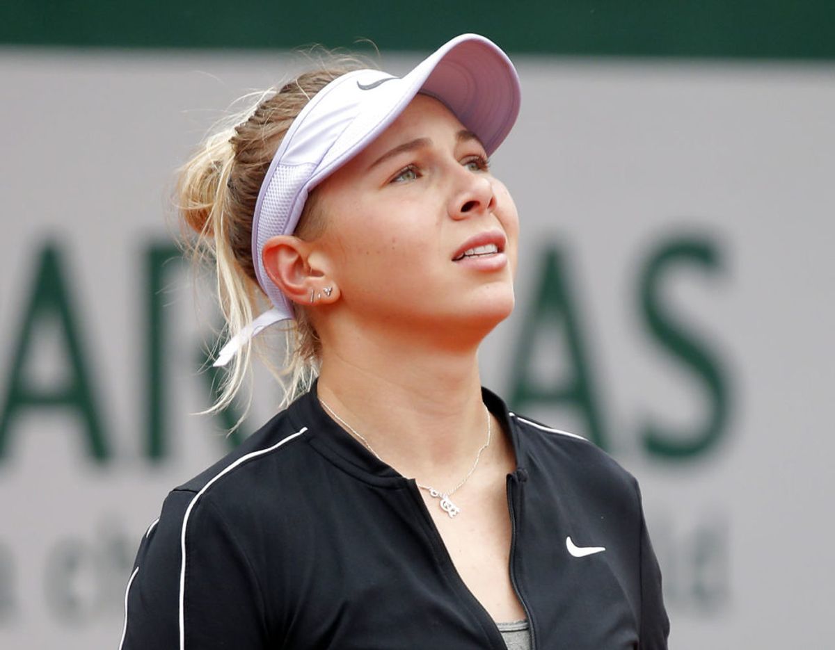 Tennistalentet Amanda Anisimova trækker sig fra US Open, da hendes far er blevet fundet død. Klik videre for flere billeder. Foto: Scanpix