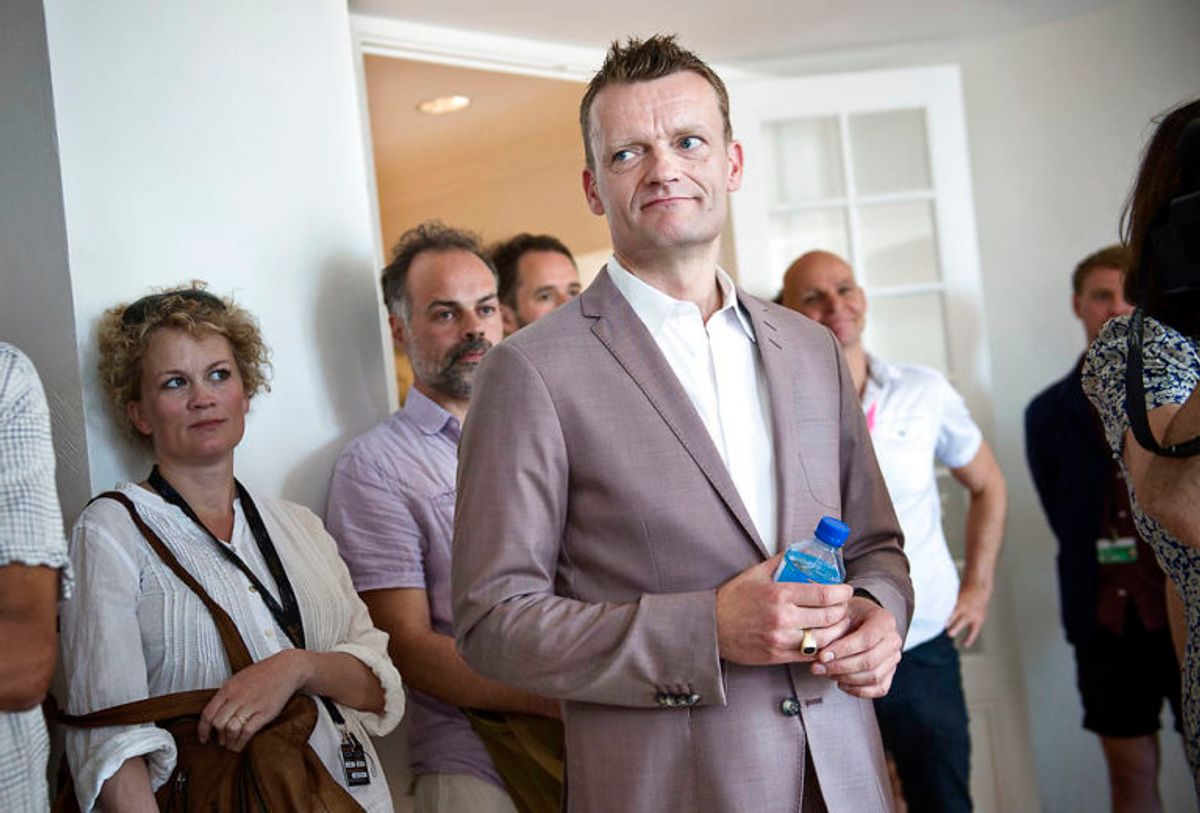 Klovn Forever med Casper Christensen, Frank Hvam og instruktør Mikkel Nørgaard holder pressemøde i Nordisk Films lejlighed i Cannes i anledning af Cannes Film Festival lørdag den 16. maj 2015.
