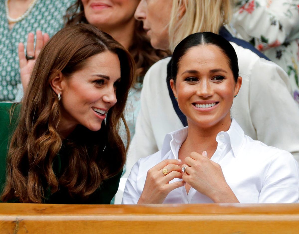 Da de to svigerinder var til Wimbledon sammen den 13. juli, var der bestemt intet, der tydede på, at de skulle have problemer med hinanden. Klik videre i galleriet for flere billeder. Foto: Scanpix/Ben Curtis/Pool via REUTERS