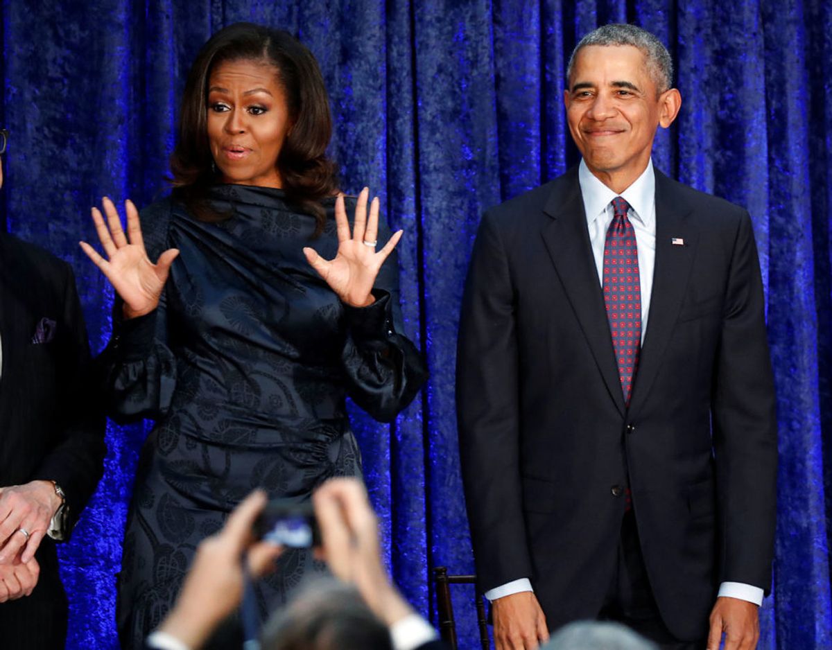 Michelle og Meghan er nu gode venner. Foto: Scanpix/Jim Bourg.