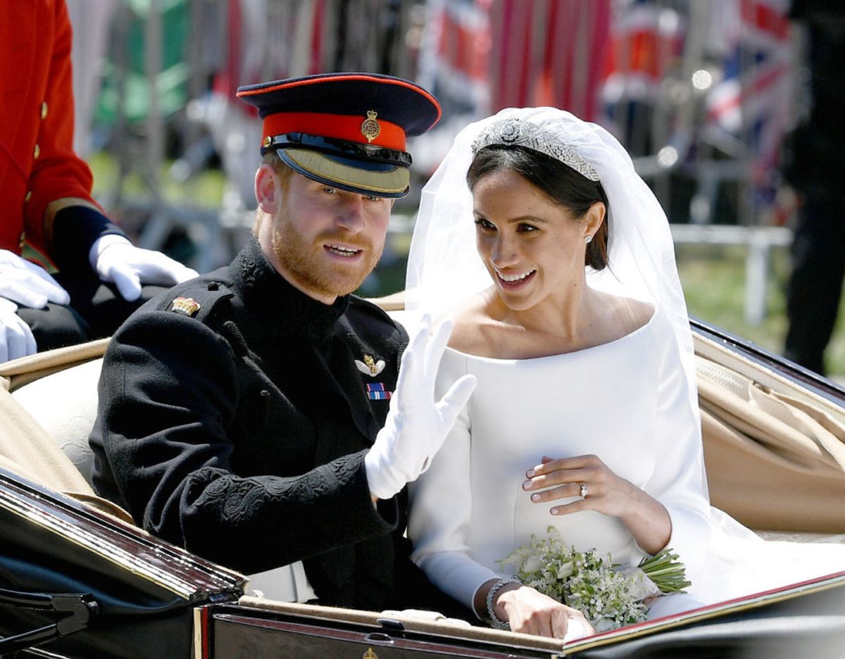 Barnedåben finder sted i St Georges Chapel i Windsor, hvor Meghan og Harry blev viet den 19. maj 2018. Klik videre i galleriet for flere billeder. Foto: Scanpix/Jeff J Mitchell/Pool via REUTERS