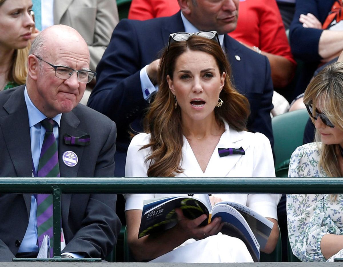 Også hertuginde Kate har været på plads. Foto: Scanpix