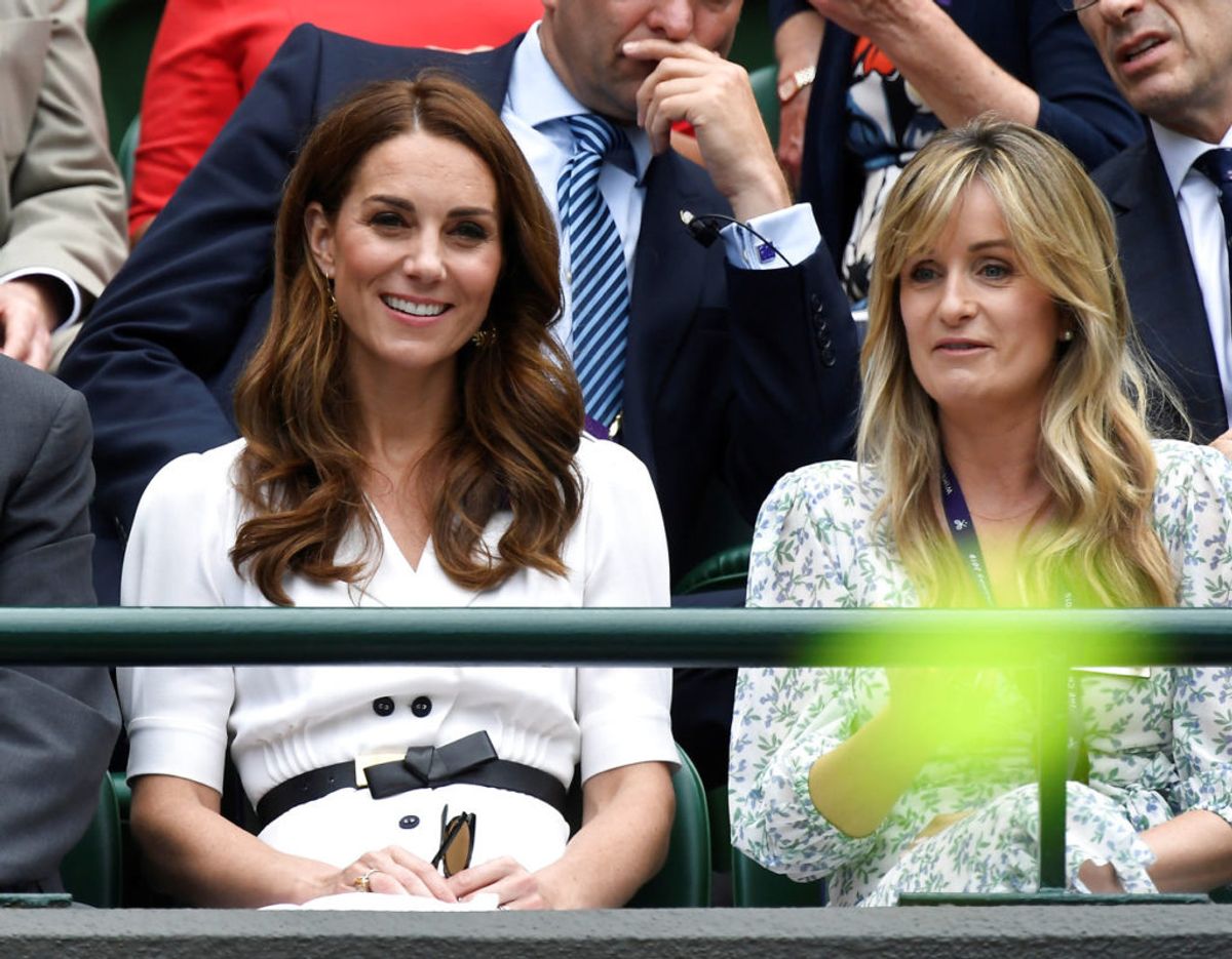 De royale har så småt vist sig som tilskuere ved dette års Wimbledon. Både hertuginde Kate og vores egen kronprins Frederik har siddet på lægterne ved den store tennisturnering. Foto: Scanpix