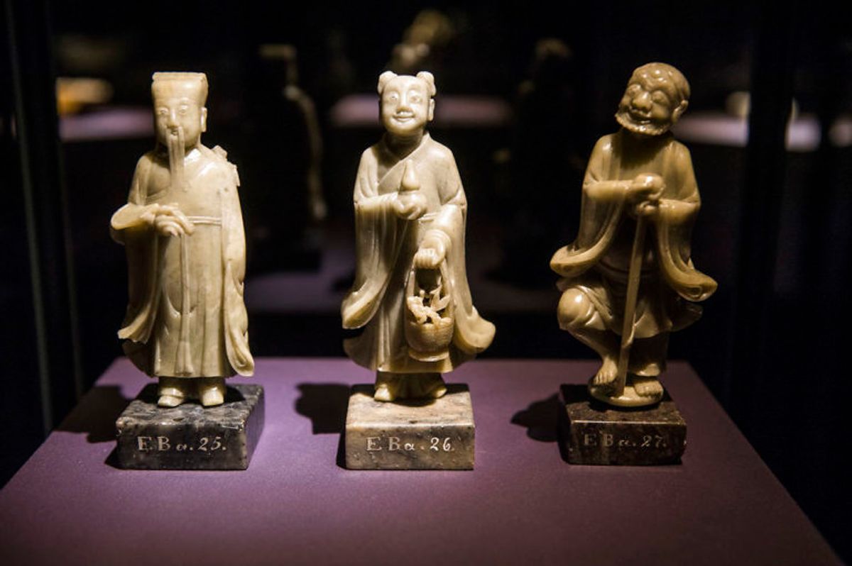 Her Dao’s udødlige – som er afguder. Blev også vist på udstillingen. Foto: Scanpix