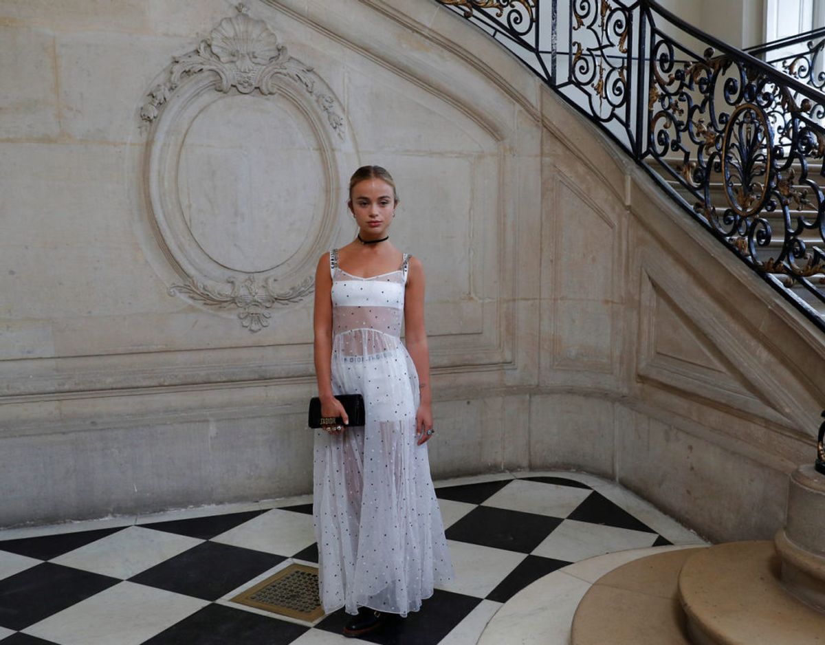 Harry og Williams grandkusine Amelia Windsor er et hot navn i model-verdenen. Foto: Scanpix