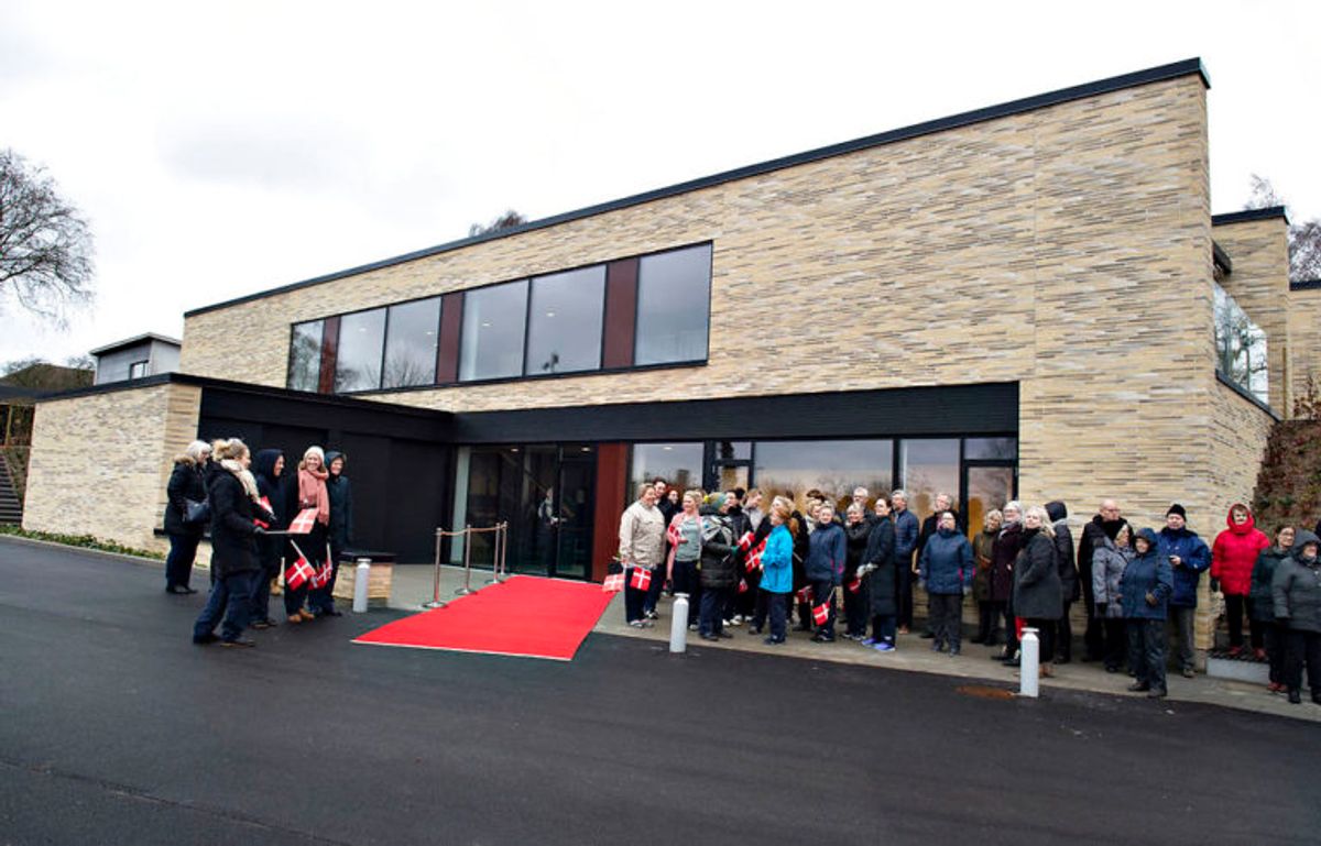 I januar måtte de ventende nøjes med en lang næse – her fra Hammel Neurocenter. (Foto: Scanpix)
