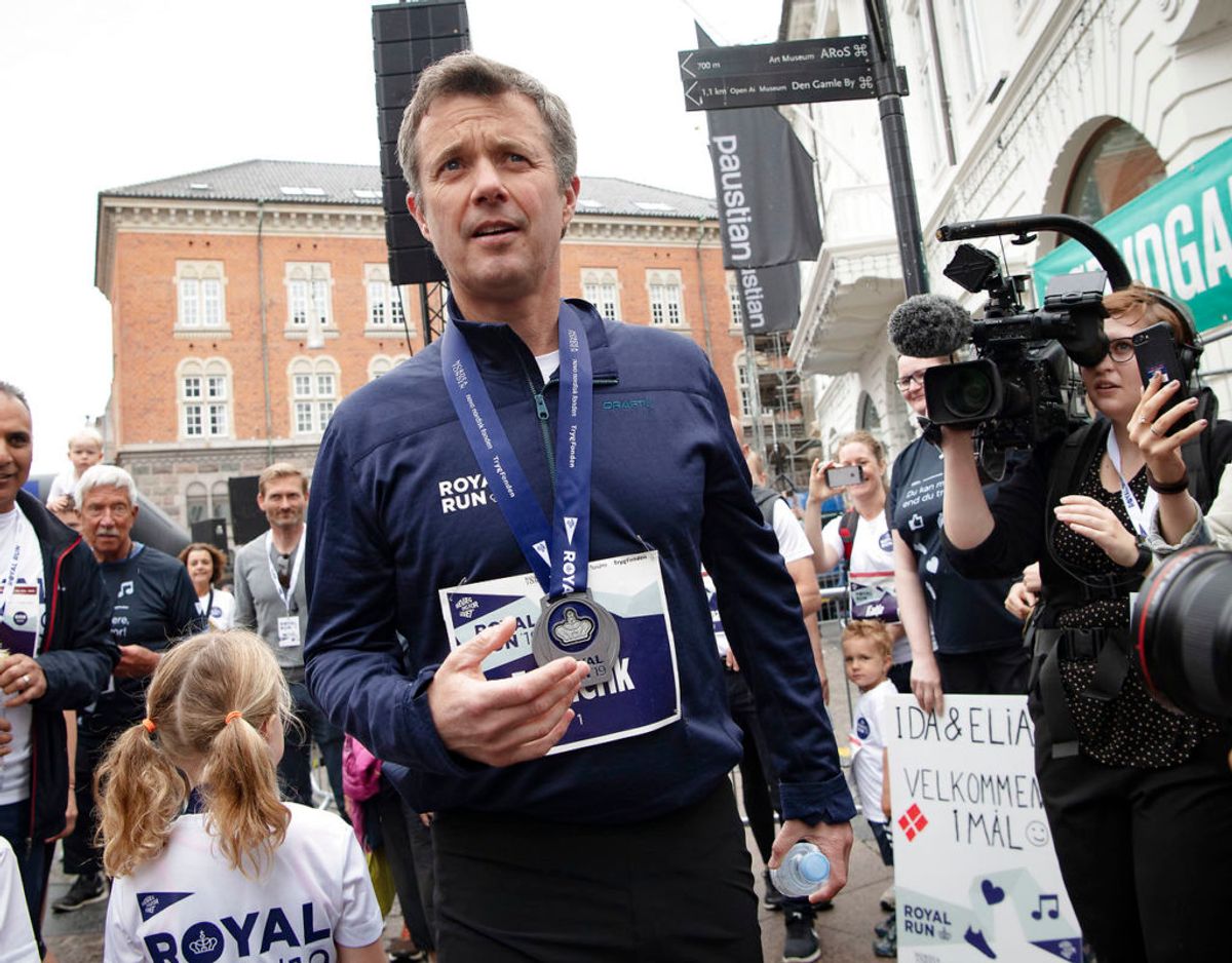 Kronprinsen var ikke med til Royal Run i den grad han håbede i 2019. Men fremtiden lysner måske. KLIK FOR MERE. Foto: Scanpix