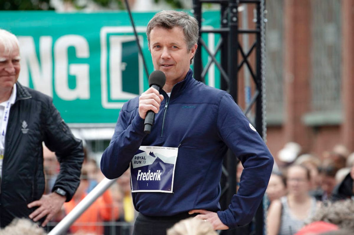Frederik løb ikke med ved Royal Run 2019. Men han var der, Foto: Scanpix. KLIK for mere