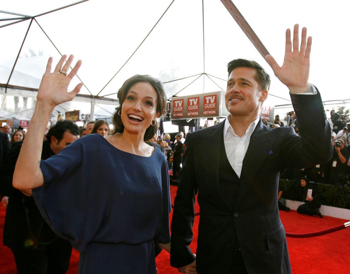 Brad Pitt og Angelina Jolie har dannet par i årevis. De blev gift i 2014. Klik videre i galleriet for flere billeder. Foto: Mario Anzuoni / Reuters/Scanpix