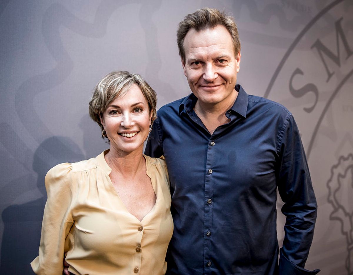 Rasmus Tantholdt danner par med nyhedsvært Natasja Crone. Foto: Scanpix