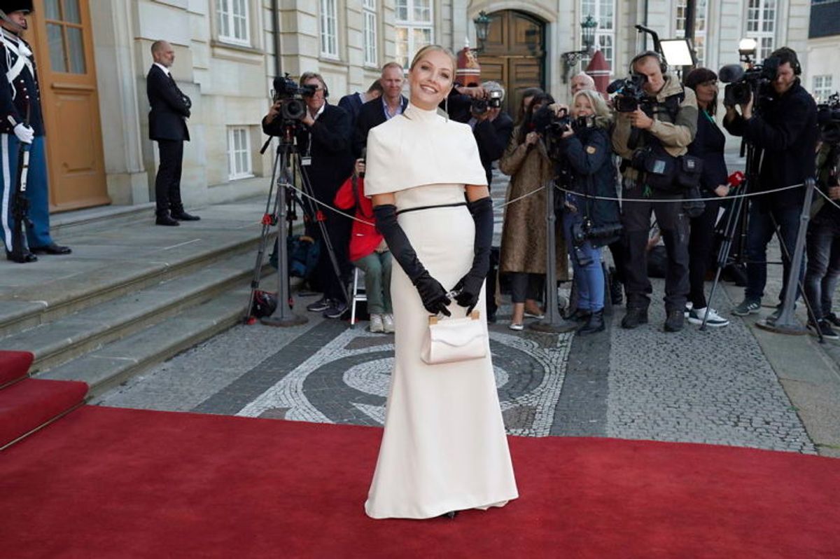 Gæster ankommer til en middag i anledning af prins Joachims 50-års fødselsdag i Christian VII’s Palæ, Amalienborg i København, fredag den 7. juni 2019. Det er dronning Margrethe er vært for middagen. . Foto: Martin Sylvest/Ritzau Scanpix.