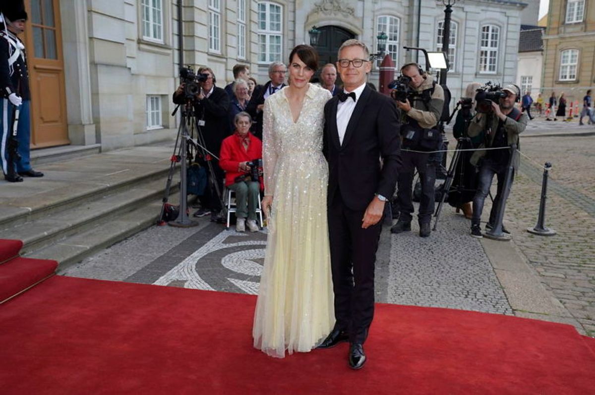 Gæster ankommer til en middag i anledning af prins Joachims 50-års fødselsdag i Christian VII’s Palæ, Amalienborg i København, fredag den 7. juni 2019. Det er dronning Margrethe er vært for middagen. . Foto: Martin Sylvest/Ritzau Scanpix.