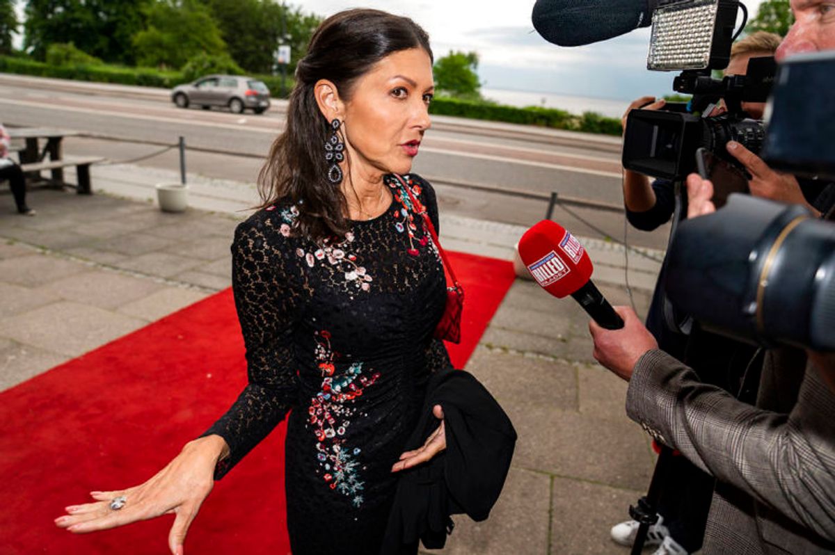 sendxnet Alexandra ankommer til Bellevue Teatret. Fødselsdagskoncert for prins Joachim på Bellevue Teatret i Klampenborg, mandag den 3. juni 2019. En række kunstnere har valgt at give Prins Joachim en særlig gave i anledning af Prinsens 50- a°rs fødselsdag. (Foto: Martin Sylvest/Ritzau Scanpix 2019)