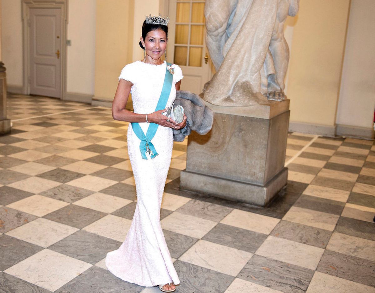 Grevinde Alexandra deltog også ved gallataffel på Christiansborg Slot i anledning af kronprinsens 50 års fødselsdag. Nu fejrer hun prins Joachims runde fødselsdag. Foto: Scanpix