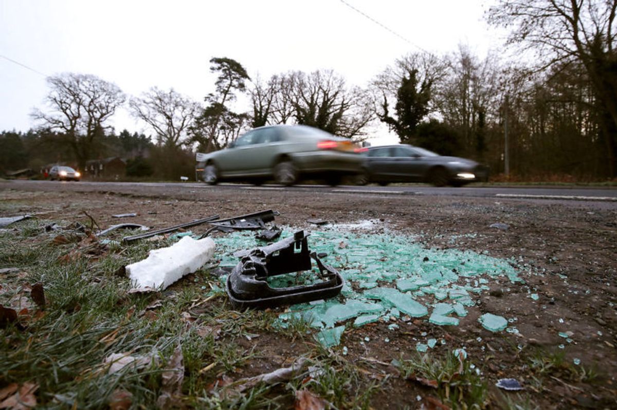 Den 97-årige prins var torsdag 17. januar involveret i en voldsom ulykke nær Sandringham. KLIK for flere billeder. Foto: Scanpix.