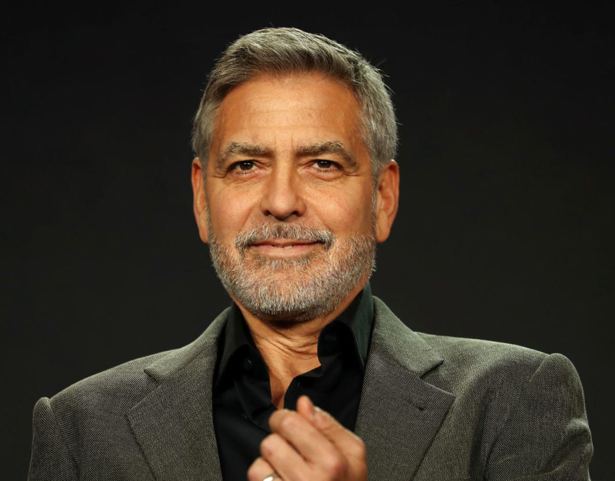 Skuespiller George Clooney forudsiges til at blive gudfar for den nyfødte britiske prins. Klik videre for flere billeder. Foto: Scanpix