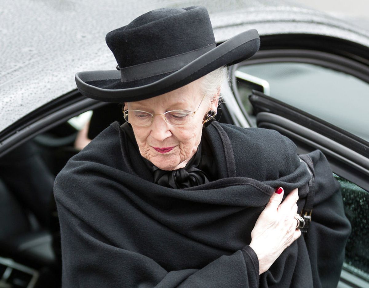 Dronning Margrethe deltog ved statsbegravelsen af storhertug Jean af Luxembourg. Klik videre for flere billeder af den sørgelig weekend. Foto: Scanpix