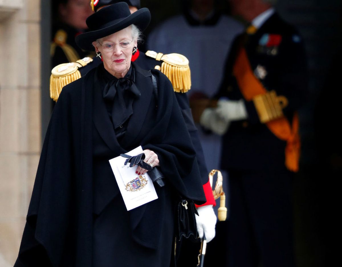 Foruden dronning Margrethe deltog også dronning Anne-Marie og hendes mand Pavlos. Foto: Scanpix