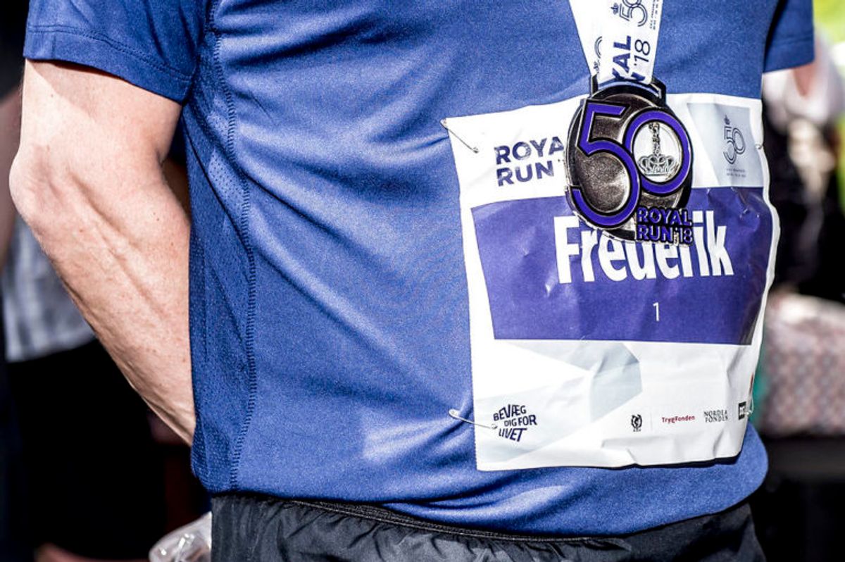 (ARKIV) Kronprins Frederik løber Royal Run i Aarhus, mandag den 21. maj 2018. Ny måling viser stor opbakning i befolkningen til kronprins Frederik, der lørdag fylder 50 år. Stort flertal mener, at han vil gøre det godt som konge. Det skriver Ritzau, fredag den 25. maj 2018.. (Foto: Mads Claus Rasmussen/Ritzau Scanpix)
