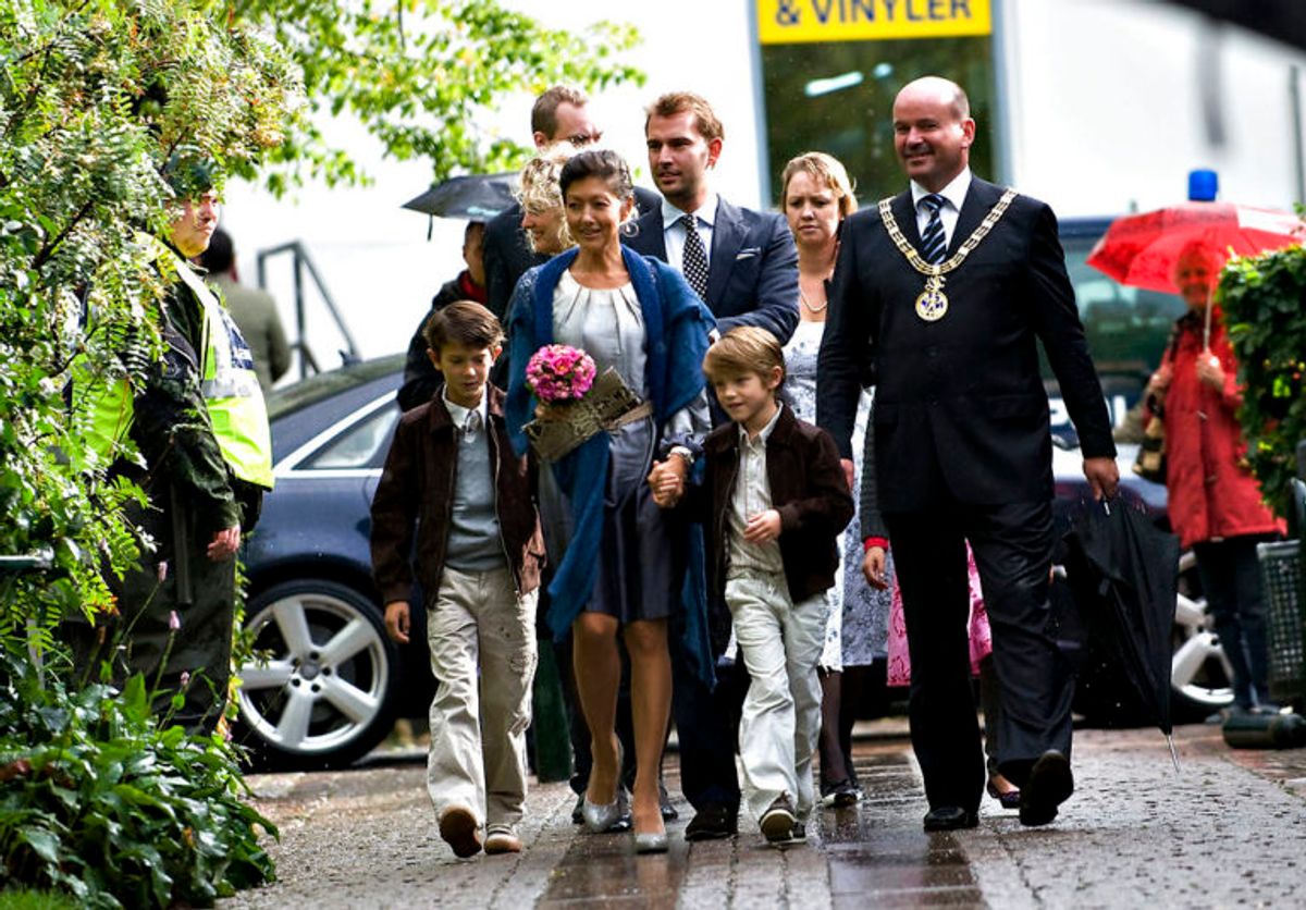 Engang var alting fryd og gammen. KLIK FOR FLERE BILLEDER AF PARRET. (Foto: Scanpix)
