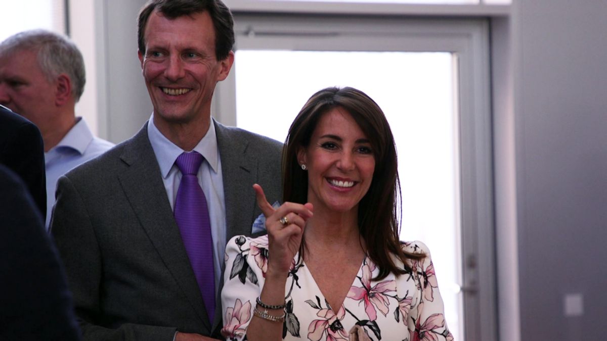 Der var smil og glade dage hos prinsesse Marie til prisuddelingen.