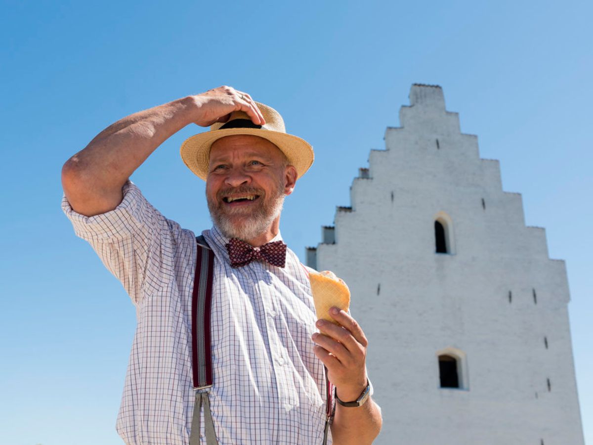 Tage Skovgaard er turist. Han satser stort på at få tyske turister til Danmark. Foto: Mike Kollöffel /TV 2