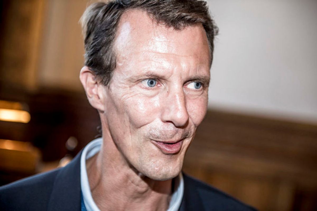 Prins Joachim taler med presse efter Copenhagen Historic Grand Prix’ åbningsreception på Københavns Rådhus, fredag den 3. august 2018. Copenhagen Historic Grand Prix er et racerløb, der afvikles en gang årligt på Bellahøj i København. Løbet finder sted den 4. til den 5. august 2018. (Foto: Mads Claus Rasmussen/Scanpix 2018)