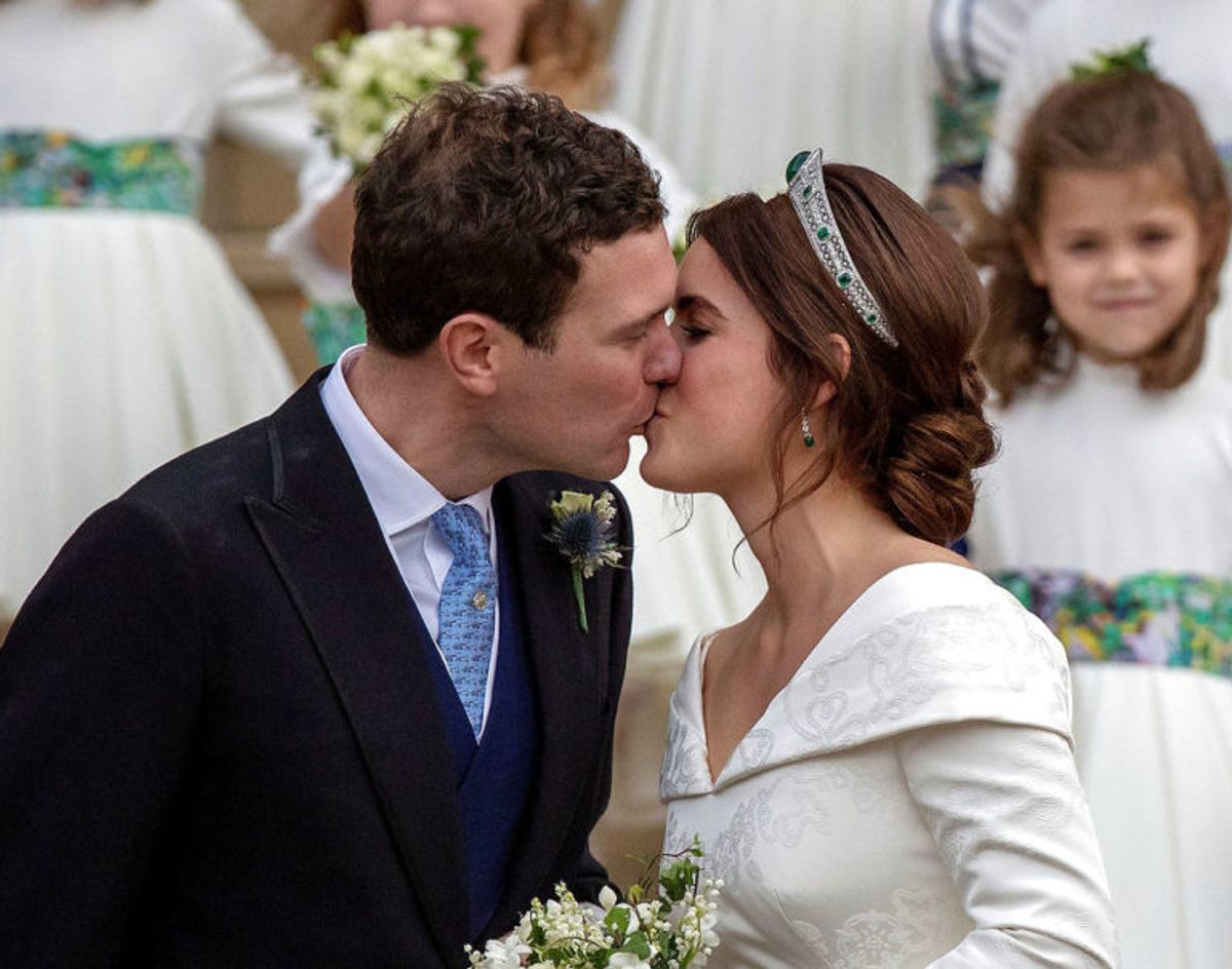 Prinsesse Eugenie og Jack Brooksbank fik et kæmpe bryllup. KLIK FOR FLERE BILLEDER AF DET SMUKKE BRYLLUP. Foto: Scanpix