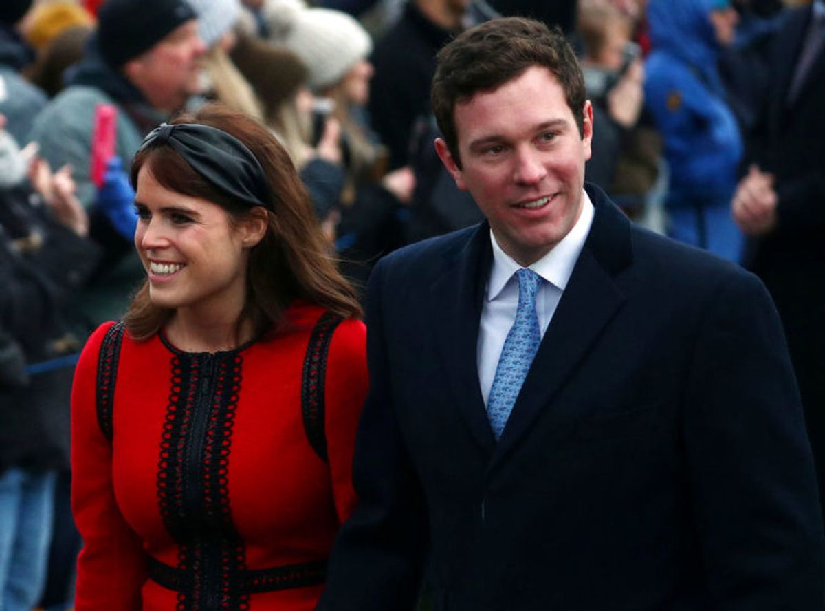 Prinsesse Eugenie og Jack Brooksbank fik et kæmpe bryllup. KLIK FOR FLERE BILLEDER AF DET SMUKKE BRYLLUP. Foto: Scanpix