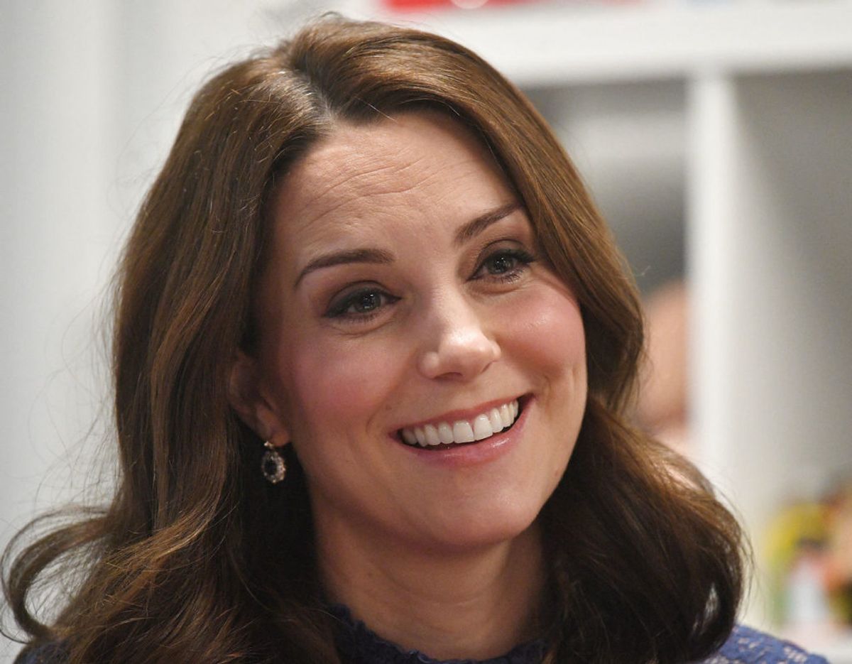 Kate Middleton, eller Catherine, hertuginde af Cambridge, er gift med engelske prins William. Hun voksede om i den højere engelske middeklasse. Foto: Scanpix/Victoria Jones.