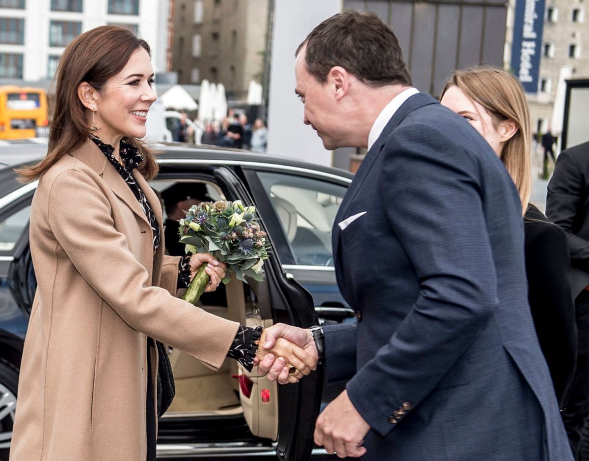 Kronprinsesse Mary har tidligere mødt uddannelses- og forskningsminister Tommy Ahlers. Foto: Scanpix