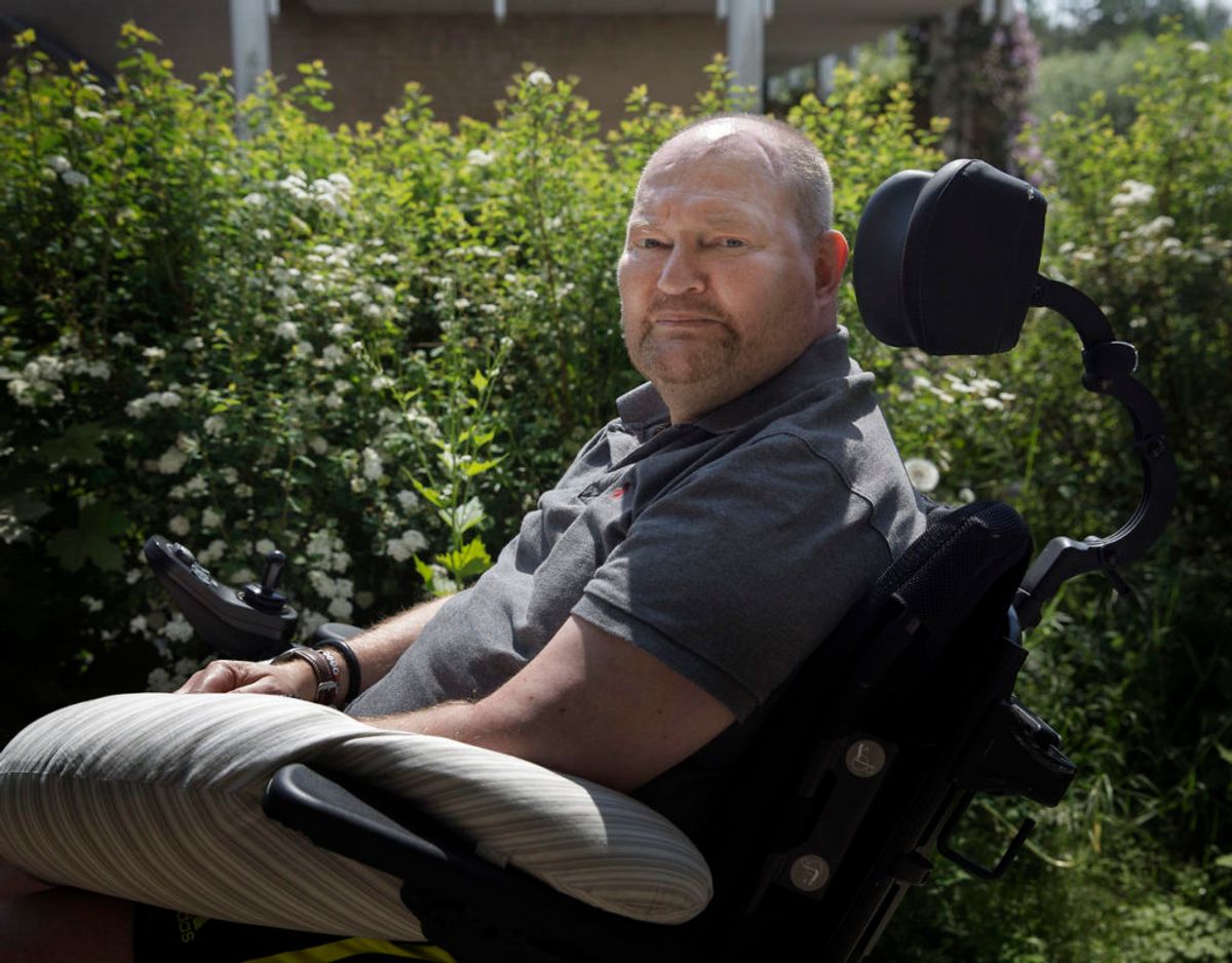 Fodbolddommeren Peter Mikkelsen nåede to gange at blive kåret som verdens bedste fodbolddommer i 1990’erne. Han døde 30. januar 2019. Foto: Charlotte de la Fuente/Scanpix.