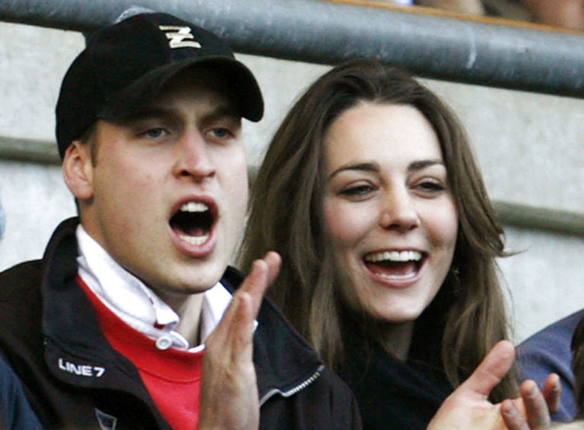 I 2007 så vi prins William og Kate Middleton til en rugby-turnering. Foto: Scanpix