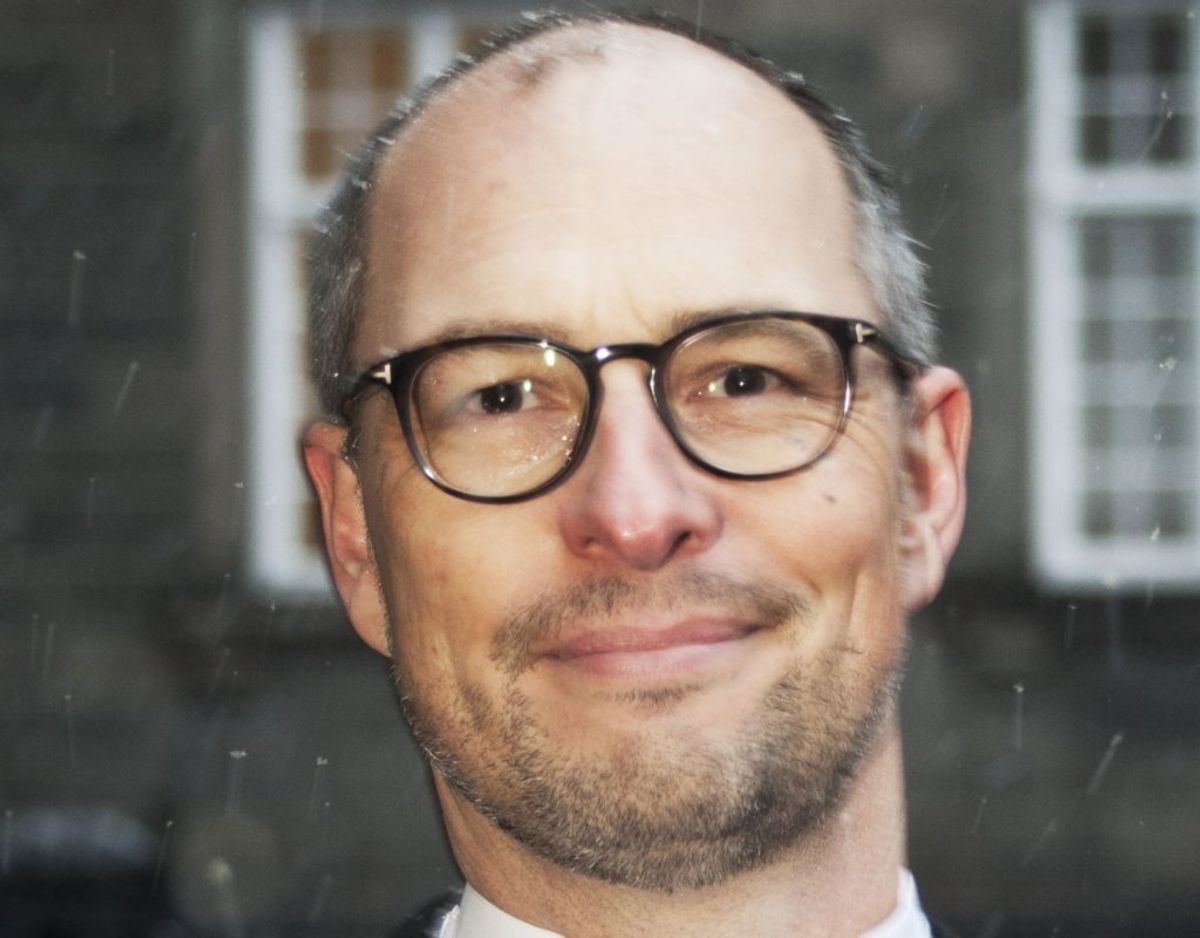 Flemming Christiansen, vicedirektør i Sundhedsdatastyrelsen, takkede for Ridderkorset. Foto: Bjarne Lüthcke/Ritzau Scanpix.