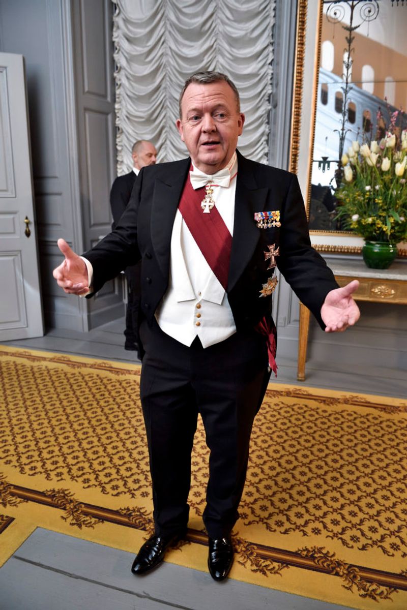 Statsminister Lars løkke Rasmussen til nytårskur og -taffel for regeringen, folketingets formand, repræsentanter for det officielle Danmark og hoffet i Christian VII’s Palæ, Amalienborg i København, tirsdag den 1. januar 2019.. (Foto: Tariq Mikkel Khan/Ritzau Scanpix)
