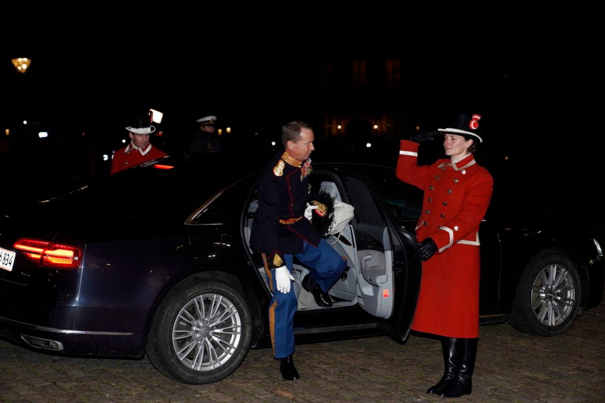 Nytårskur og -taffel for regeringen, folketingets formand, repræsentanter for det officielle Danmark og hoffet i Christian VII’s Palæ, Amalienborg i København, tirsdag den 1. januar 2019.. (Foto: Keld Navntoft/Ritzau Scanpix)