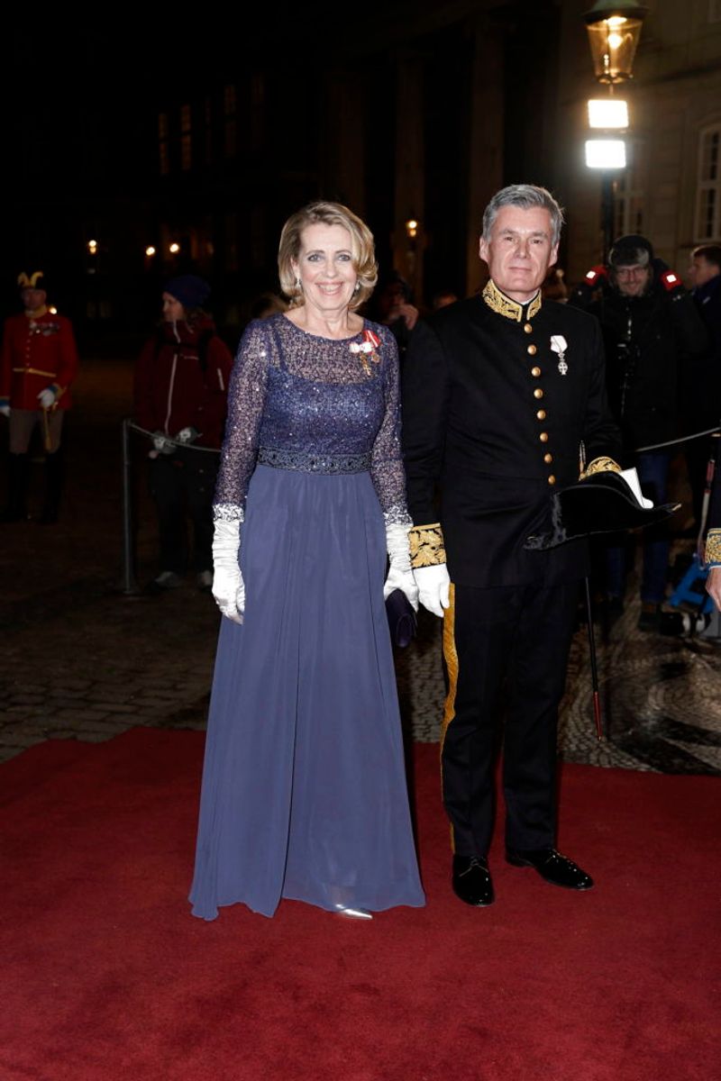 Nytårskur og -taffel for regeringen, folketingets formand, repræsentanter for det officielle Danmark og hoffet i Christian VII’s Palæ, Amalienborg i København, tirsdag den 1. januar 2019.. (Foto: Keld Navntoft/Ritzau Scanpix)